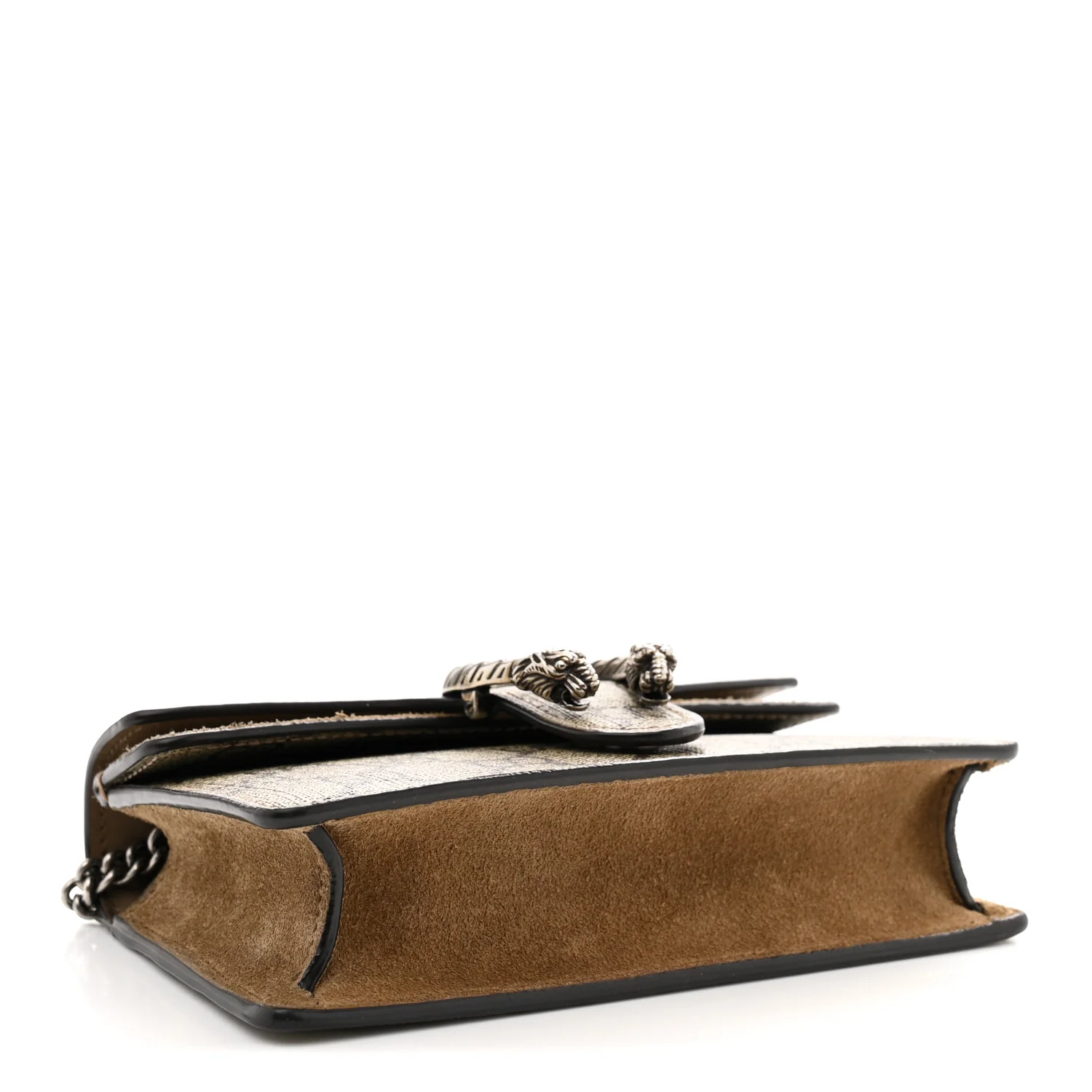 GG Supreme Monogram Super Mini Dionysus Shoulder Bag Taupe - Top Club