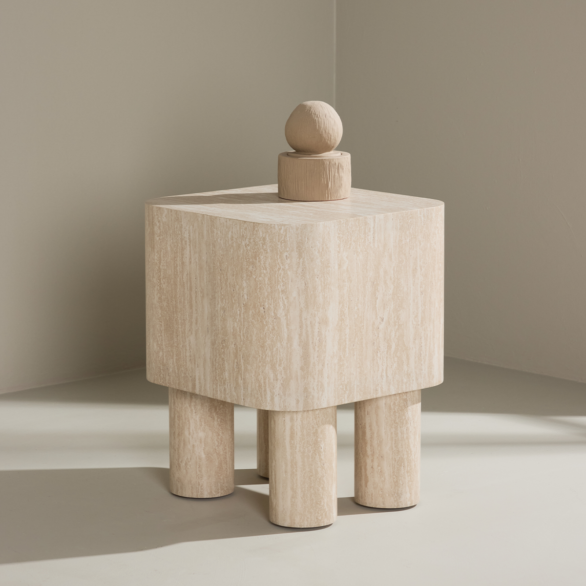 Bijzettafel Hudson Beige