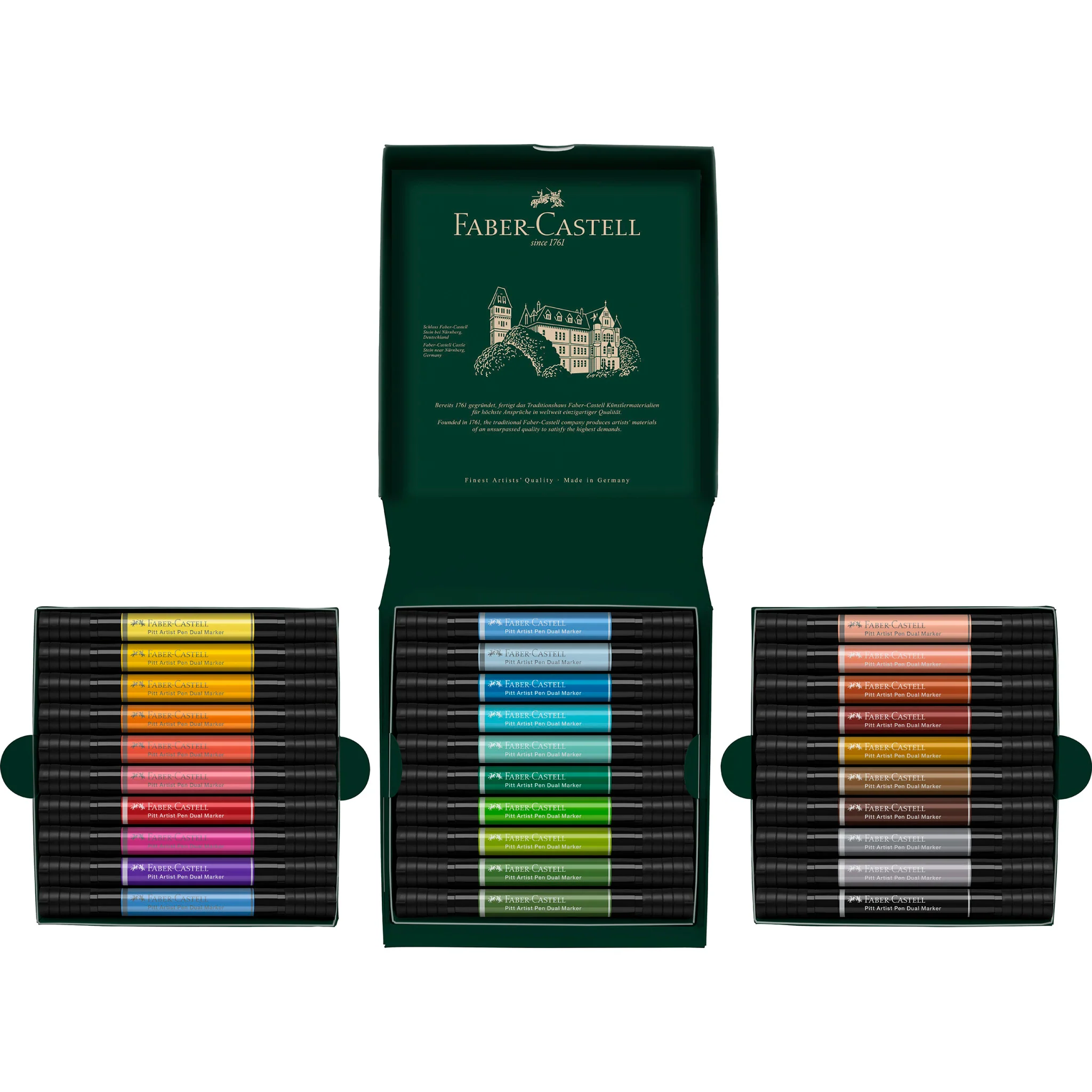 Pitt Artist Pen Dual Markers, Wallet of 30