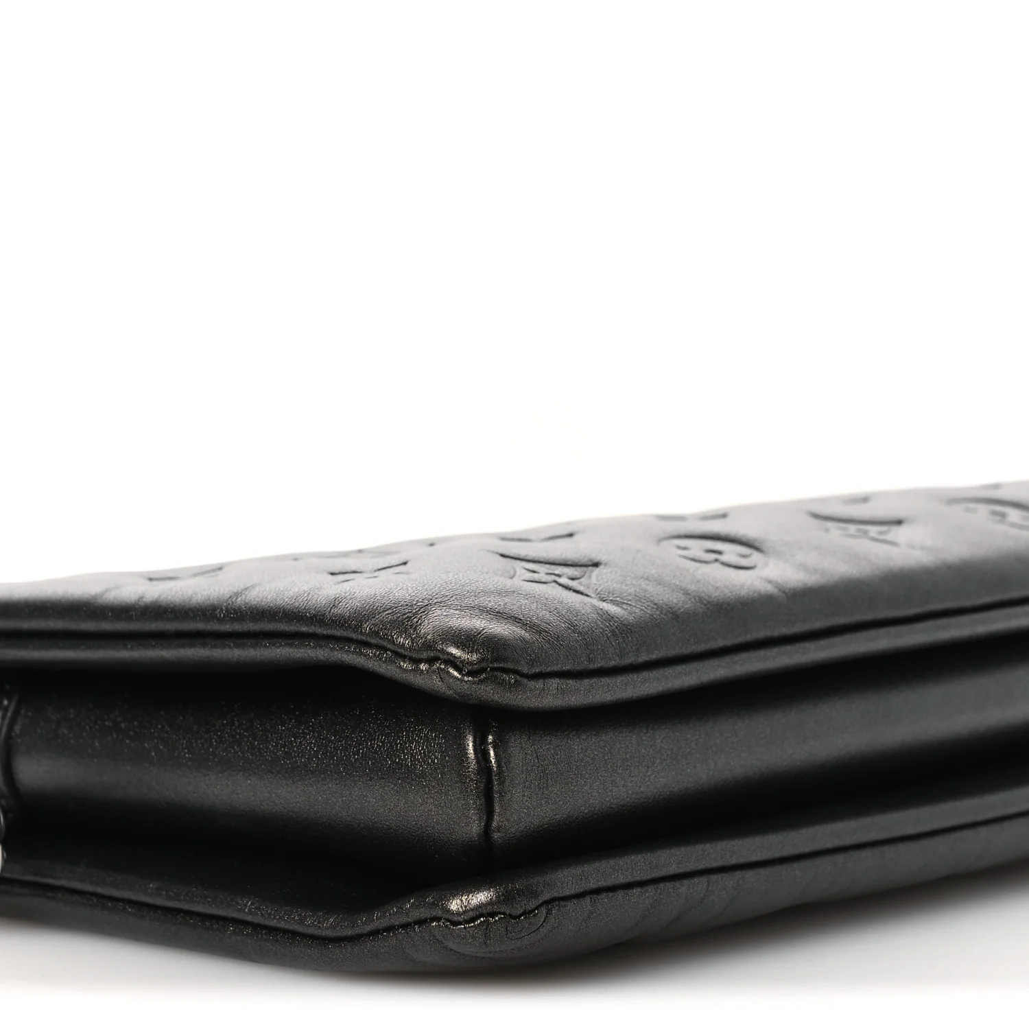 Lambskin Embossed Monogram Coussin PM Anthracite - Top Club
