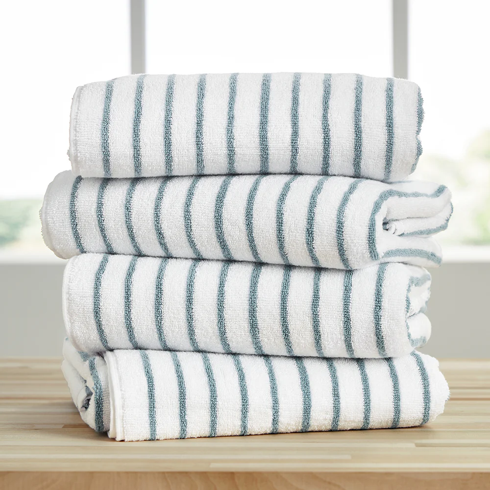 100% Cotton Cabana Towel Set (4-Pack)