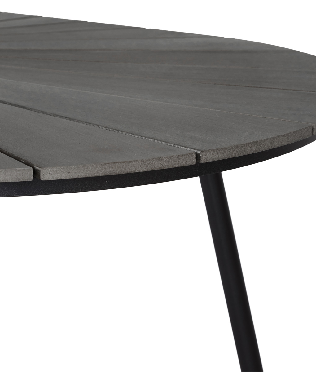 Tuintafel Liam polywood Liam ovalen tuintafel polywood - 195 x 103 cm