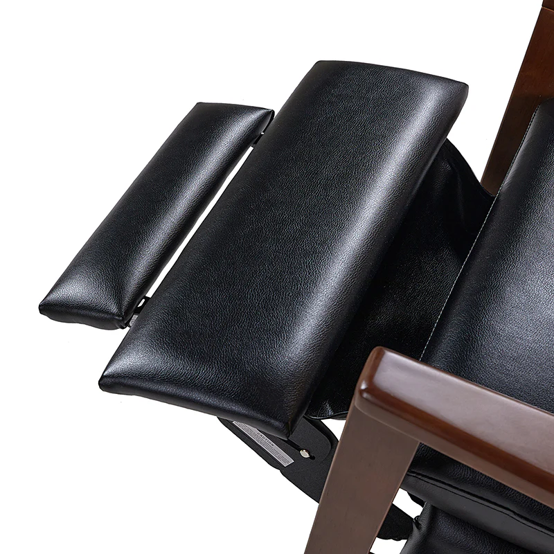 Rainer Timeless Elegance Faux Leather Solid Wood Recliner