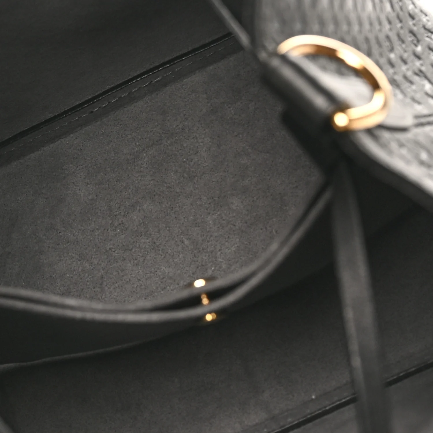 Calfskin Nanogram Embossed Neonoe BB Black - Top Club