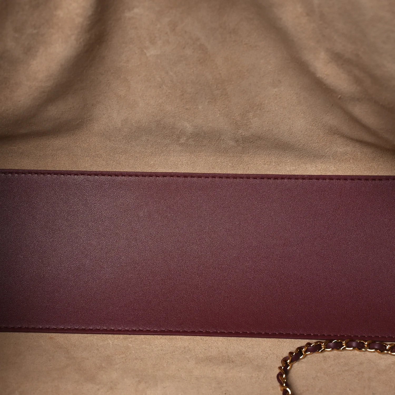 Calfskin Archetype Small Shopping Tote Dark Burgundy - Top Club