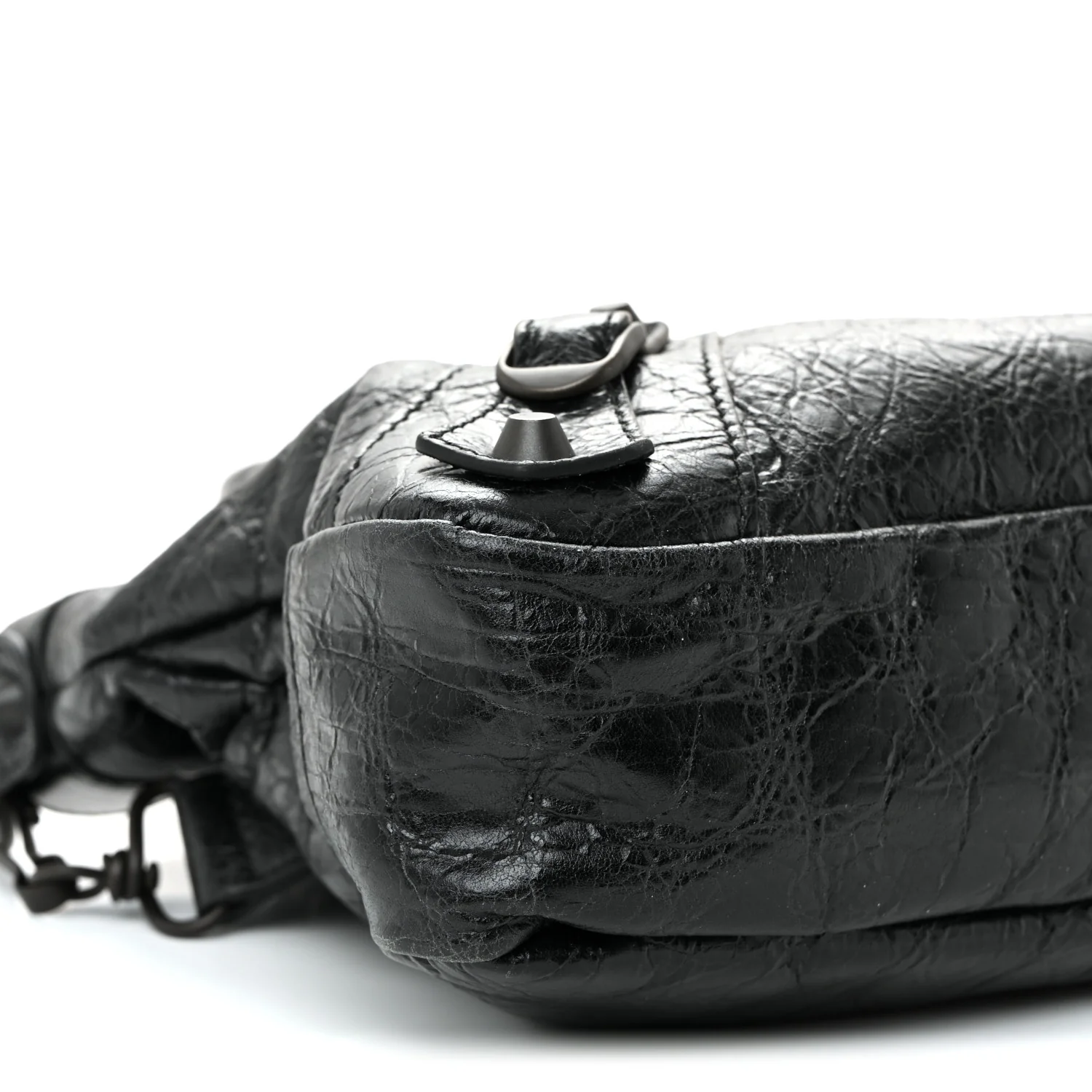 Agneau Arena Classic Hardware Le City First Bag Black - Top Club