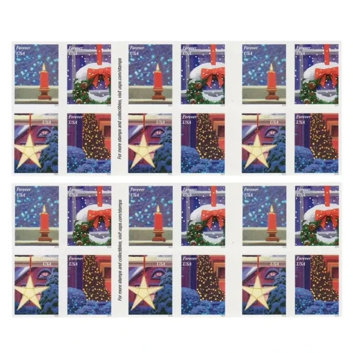 (2016) USPS Holiday Windows Forever Stamps