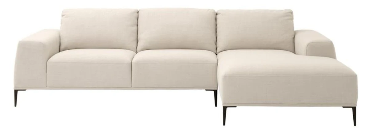Luxury lounge sofa natural color 285 x 164 x H. 80 cm - luxury collection