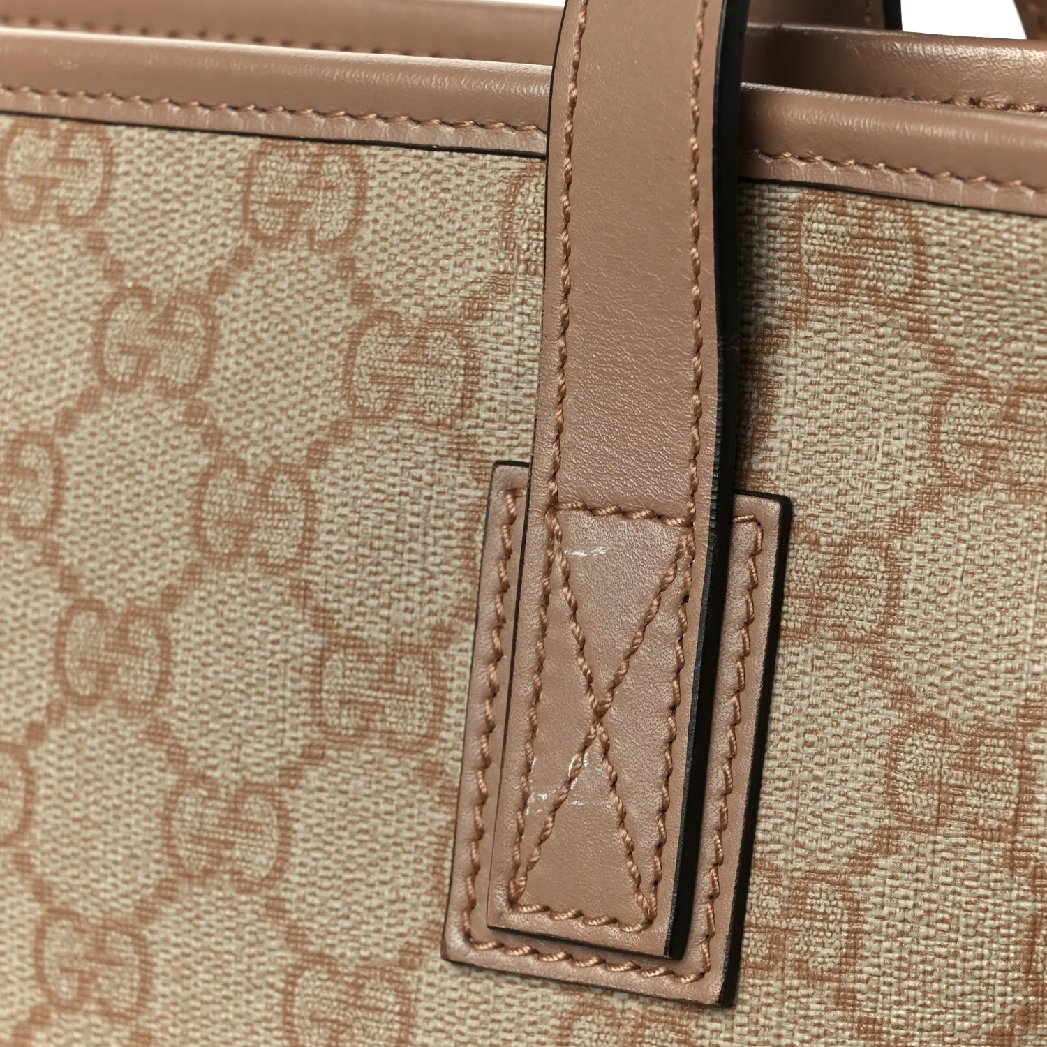 GG Supreme Monogram Small Joy Tote Porcelain Rose - Top Club