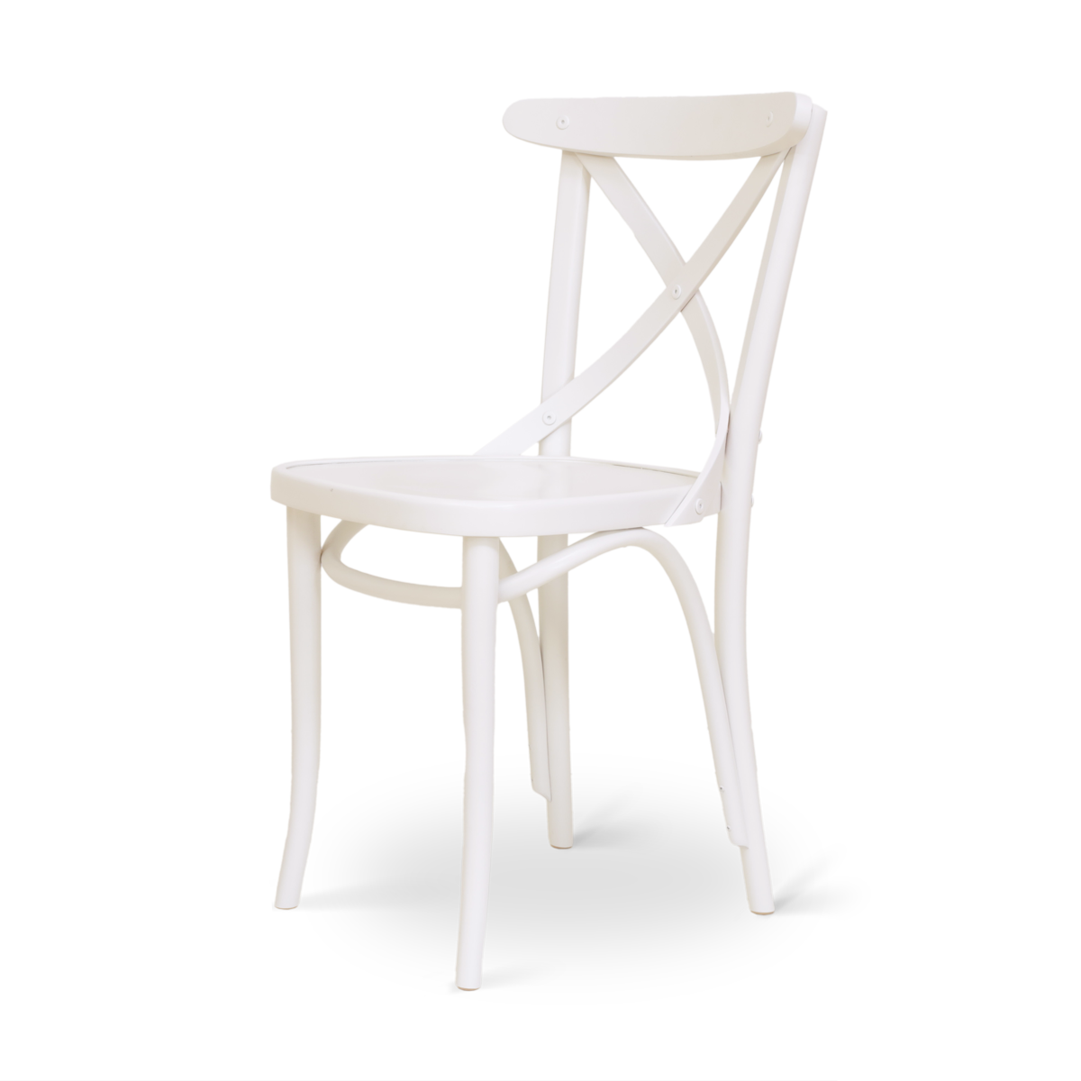 Houten eetkamerstoel Claire - Wit
