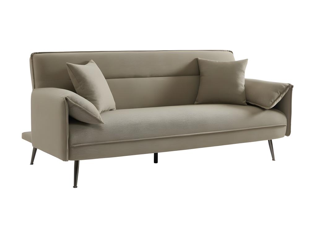 Sofá convertible de 3 plazas beige