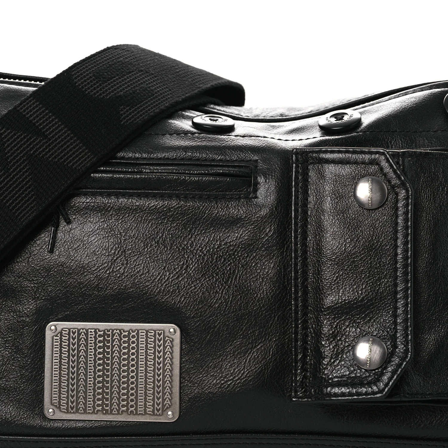 Goatskin The Large Cargo Bag Black - Top Club