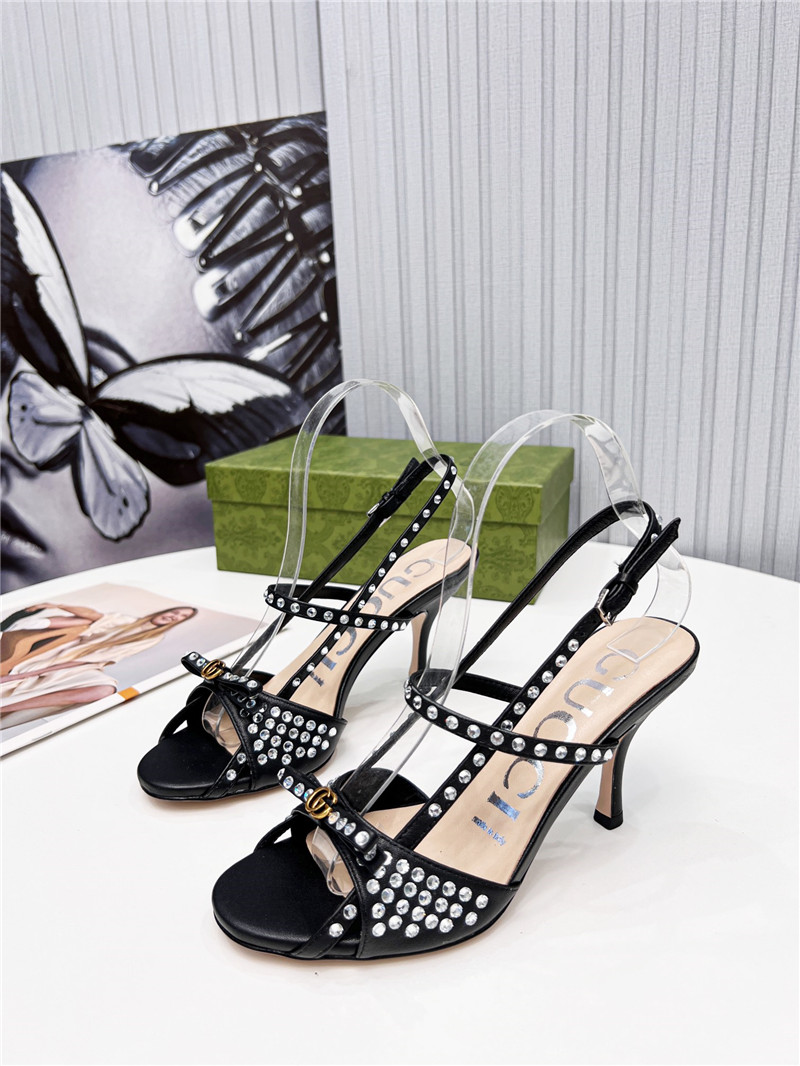 gucci logo high heel sandals - Sneaker Replica Workshop