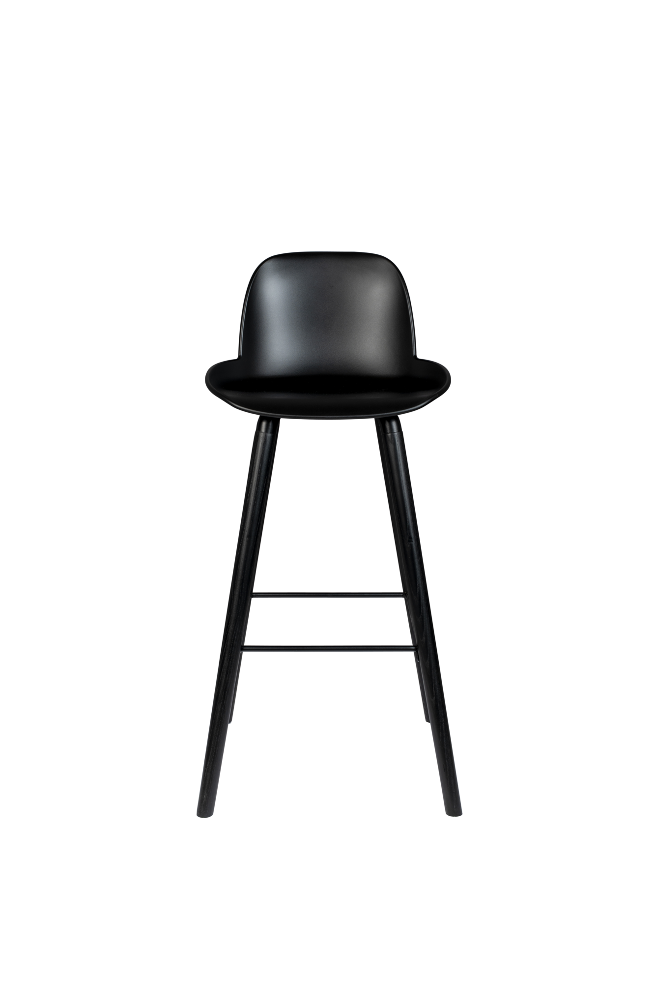 Barkruk Albert Kuip  (zithoogte 65 cm) zwart
