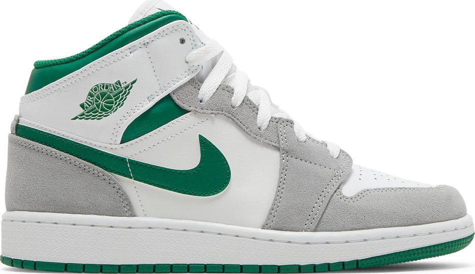 Air Jordan 1 Mid SE GS  Grey Pine Green  DC7248-103 - Sneaker Replica Workshop