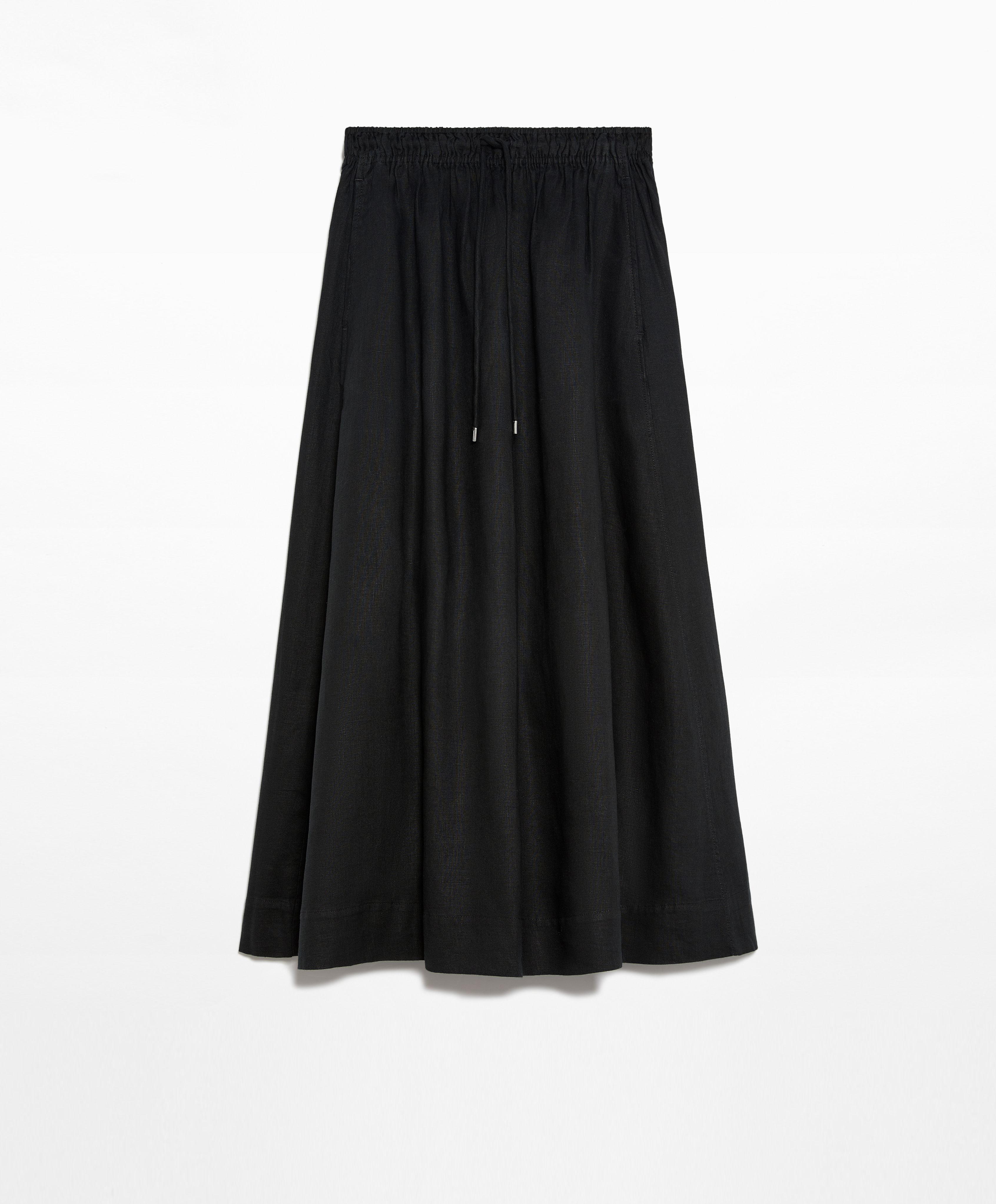 OYSHO Long 100% linen skirt