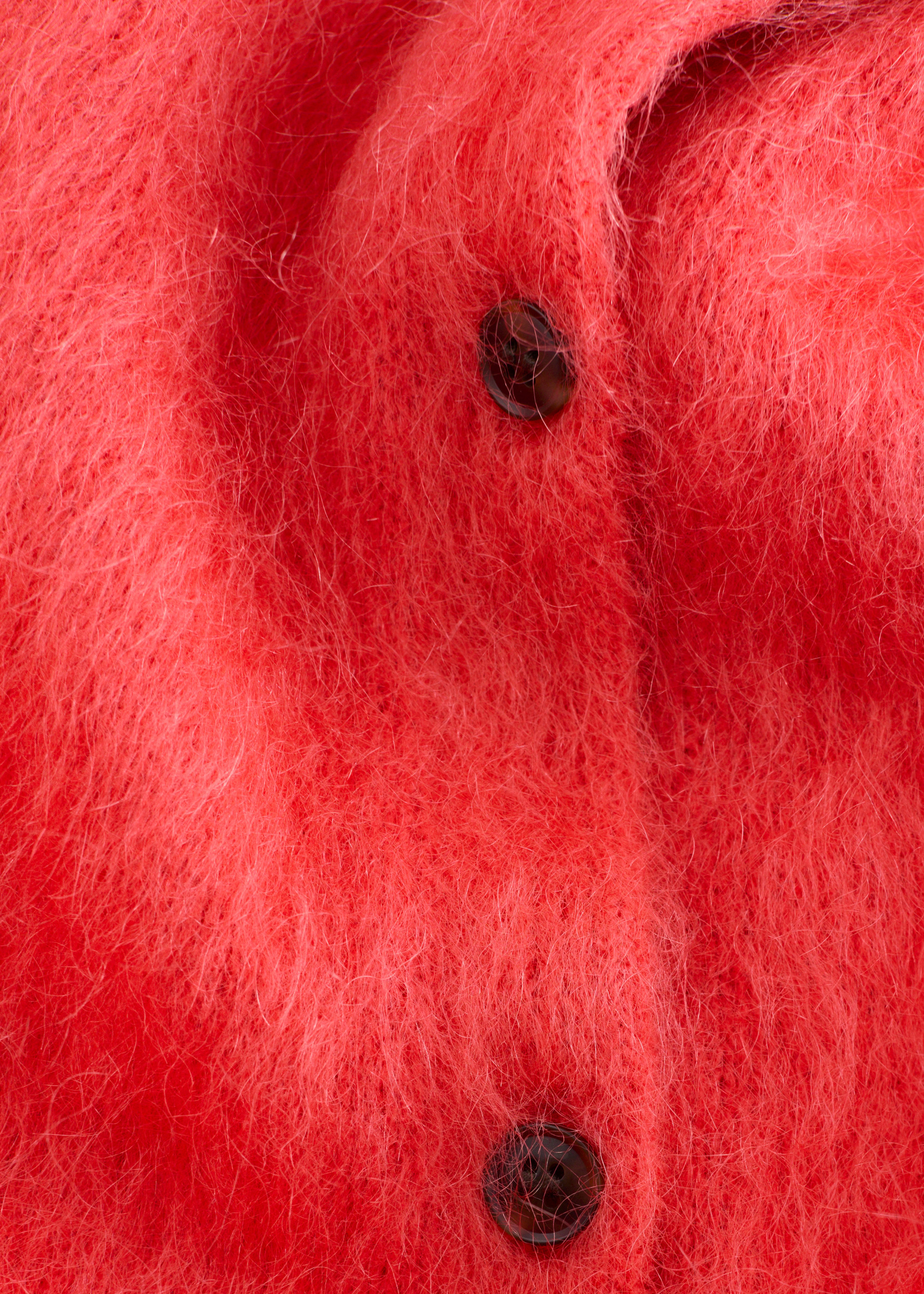 & Other Stories BRUSHED MOHAIR-BLEND CARDIGAN