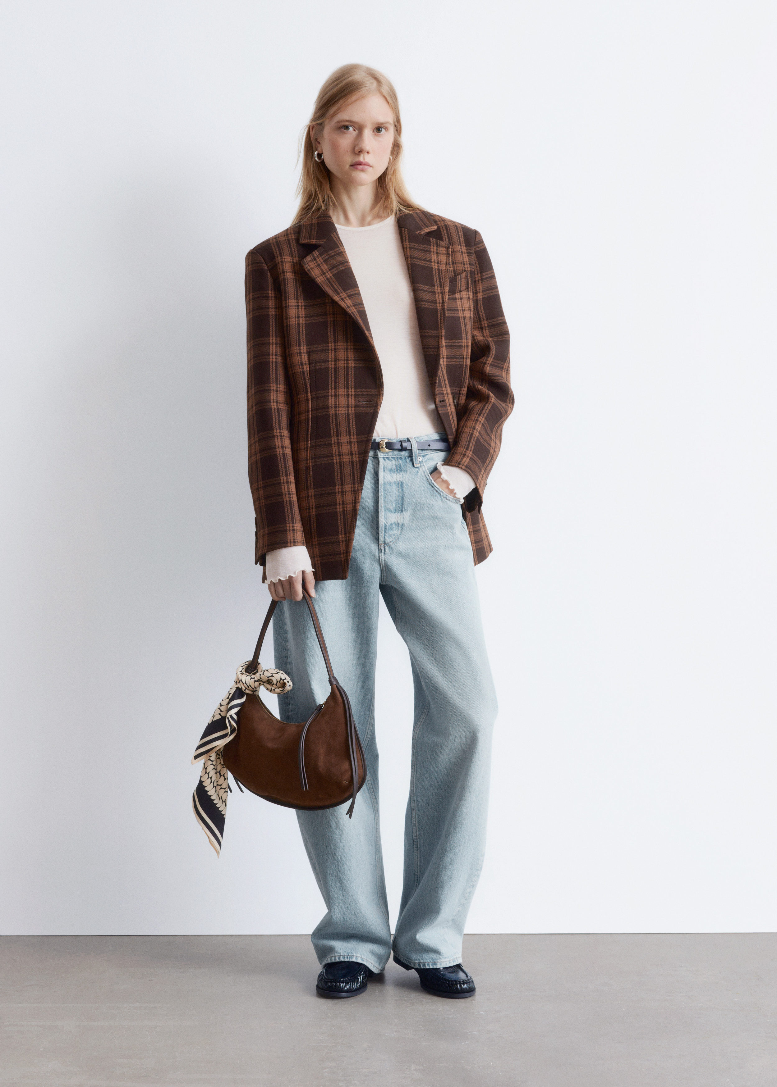 & Other Stories FITTED SHOULDER-PAD BLAZER