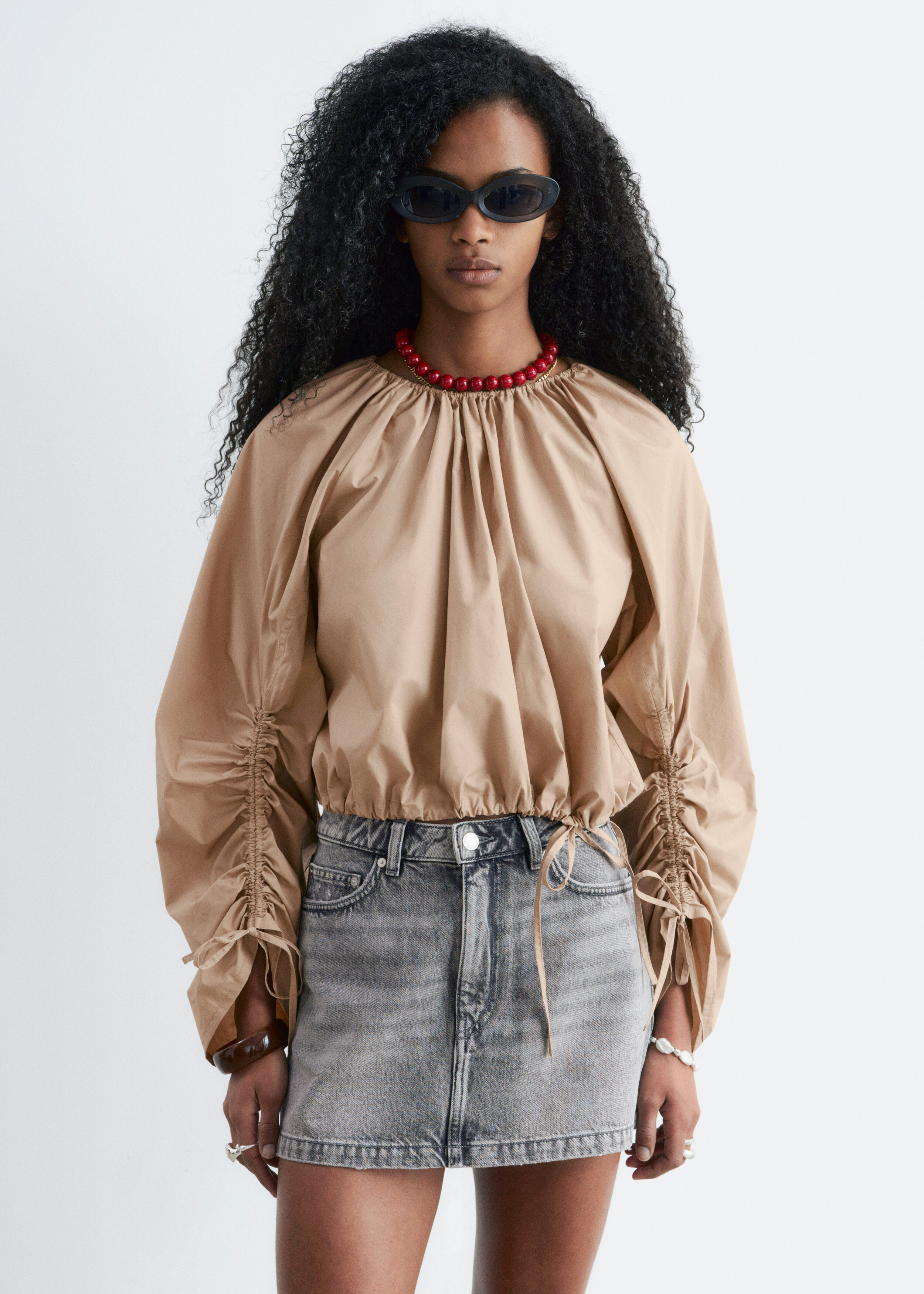 & Other Stories DENIM MINI SKIRT