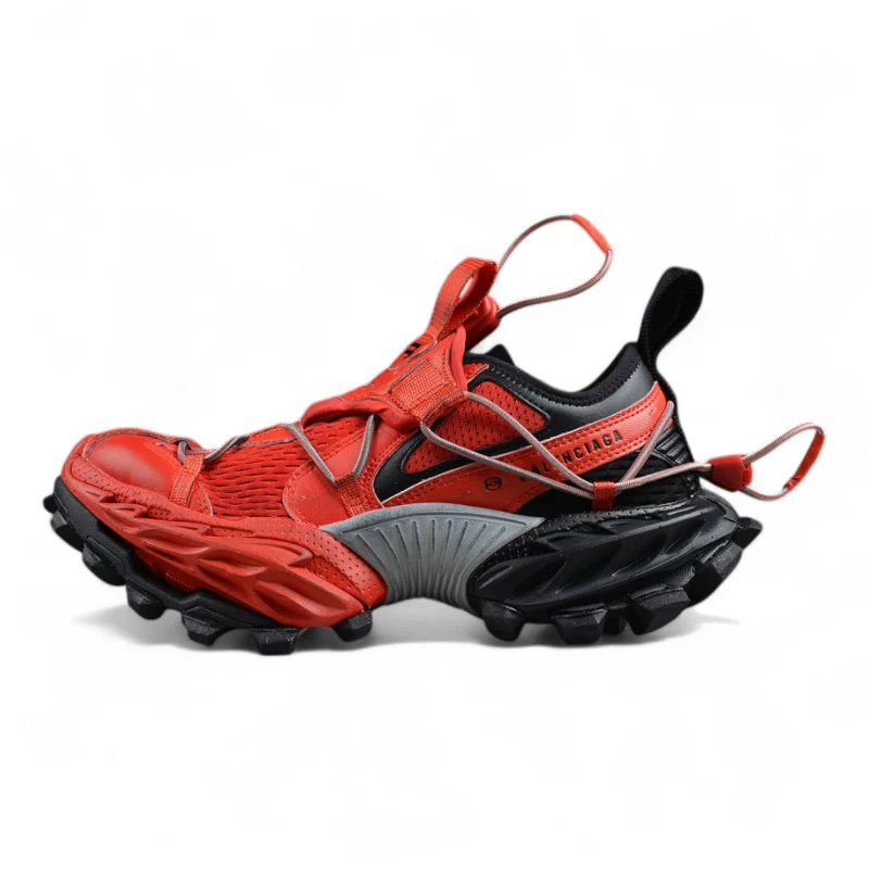Balenciaga Hike Sneaker in Red/Black - Sneaker Replica Workshop