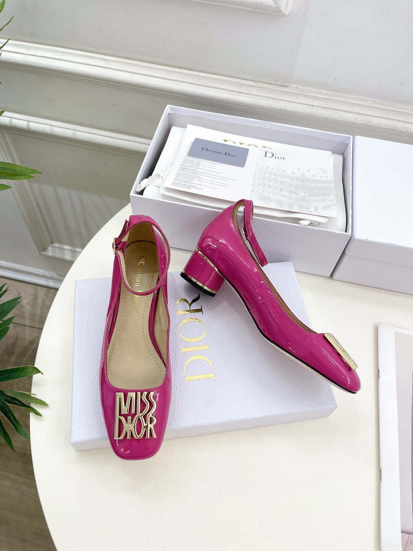 Dior KDV266VNI Miss Dior Pump 40mm Patent Calfskin D82985 - Sneaker Replica Workshop