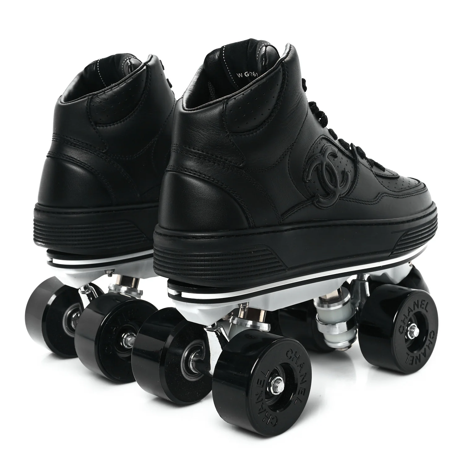 Calfskin Womens Roller Skates 38 Black - Top Club