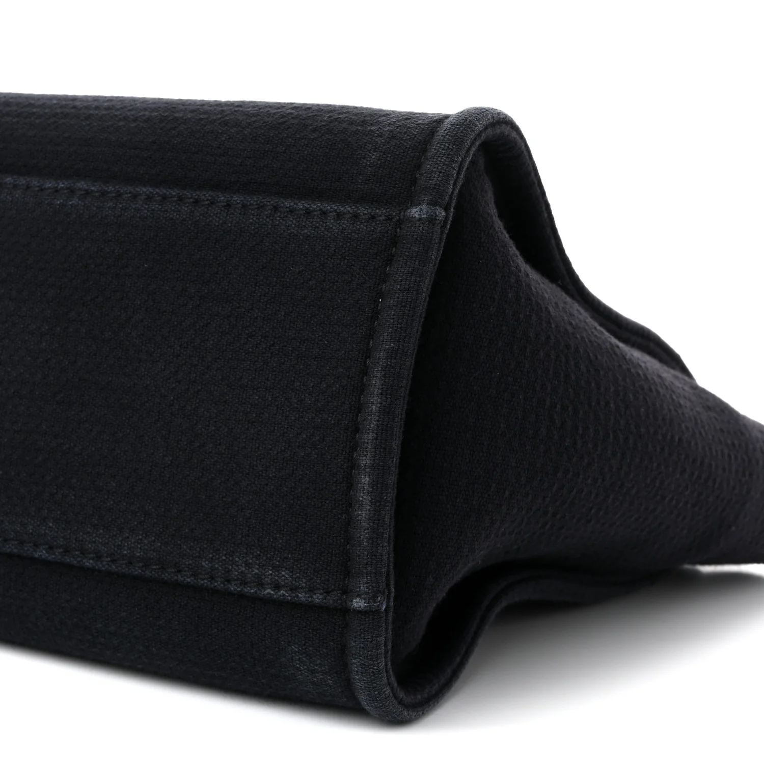 Mixed Fibers Small Deauville Tote Black - Top Club