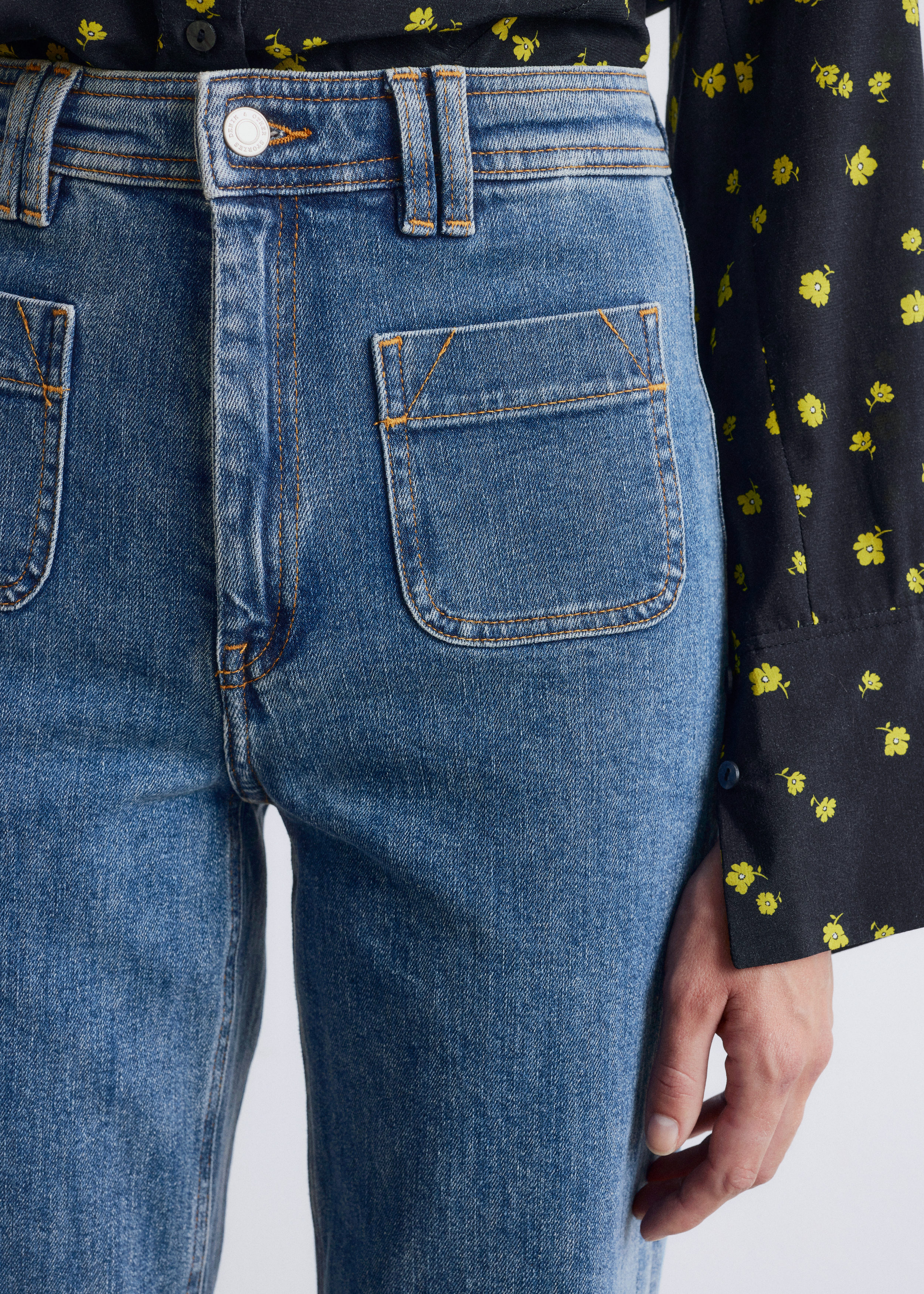 & Other Stories HIGH-WAIST FLARED JEANS