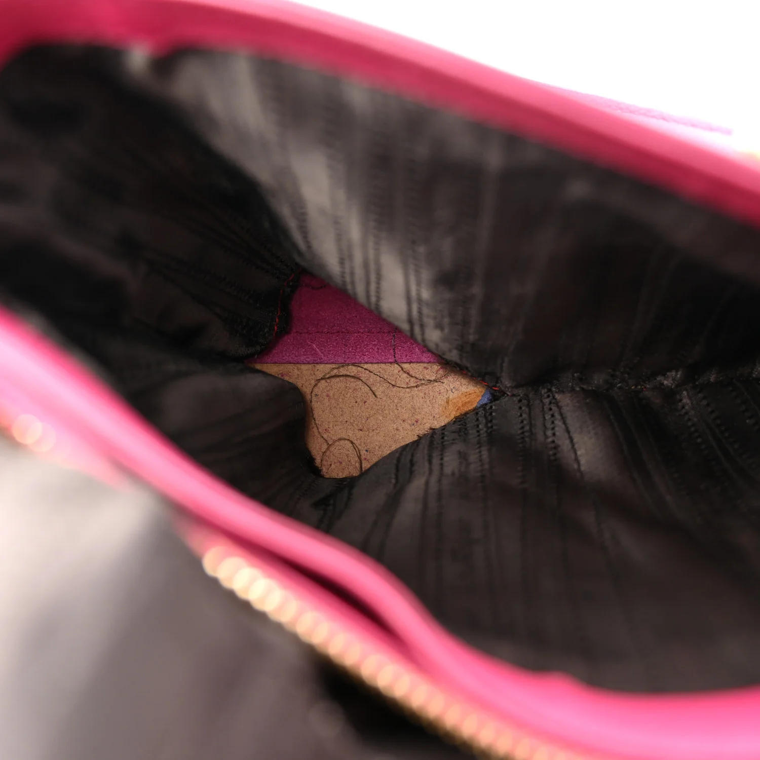 Hammered Calfskin Batik Tote Pink - Top Club