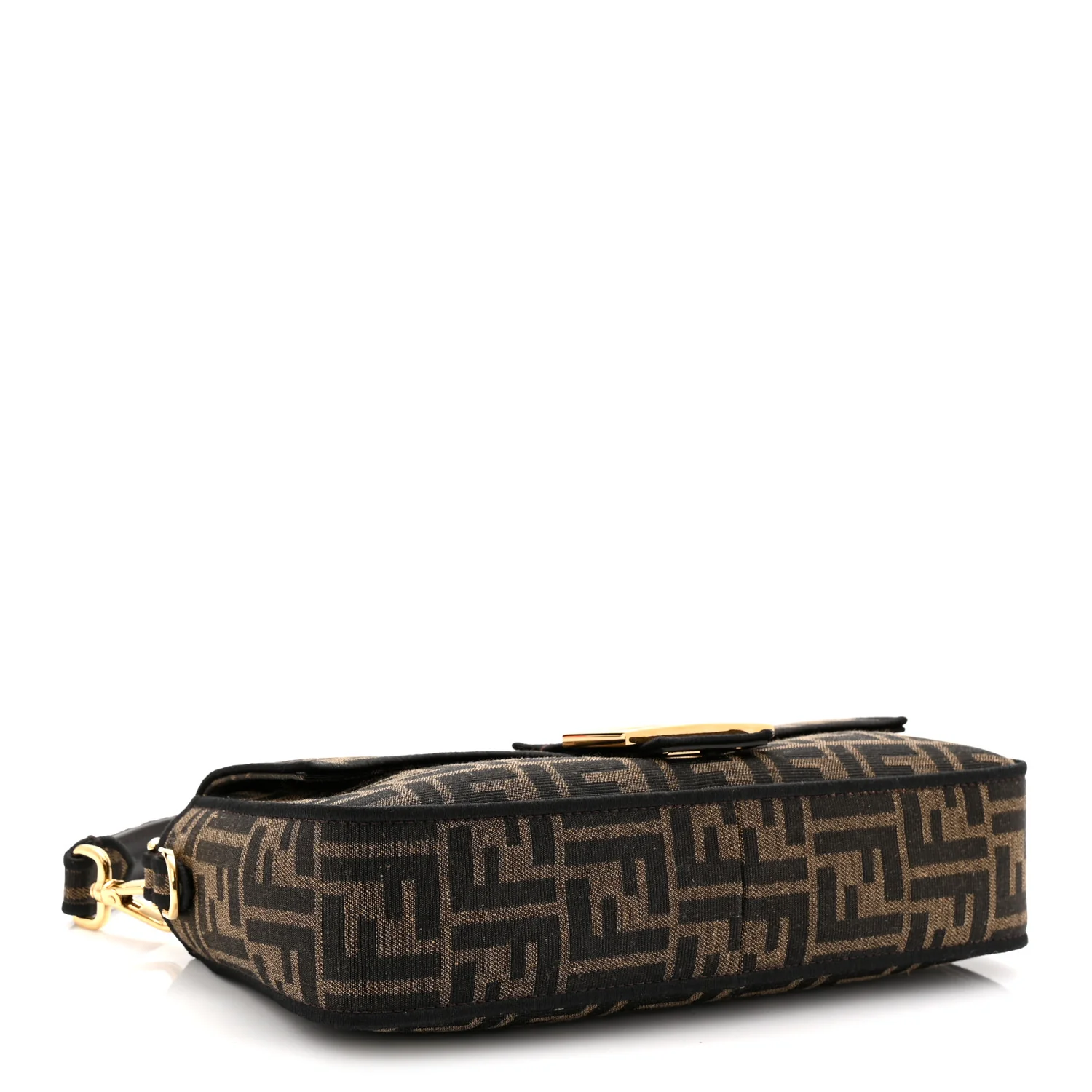 Fabric Jacquard FF 1974 Medium Baguette Tobacco Moro Black - Top Club