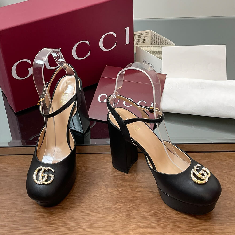 GUCCI Women s platform pump with Double G - Top Club