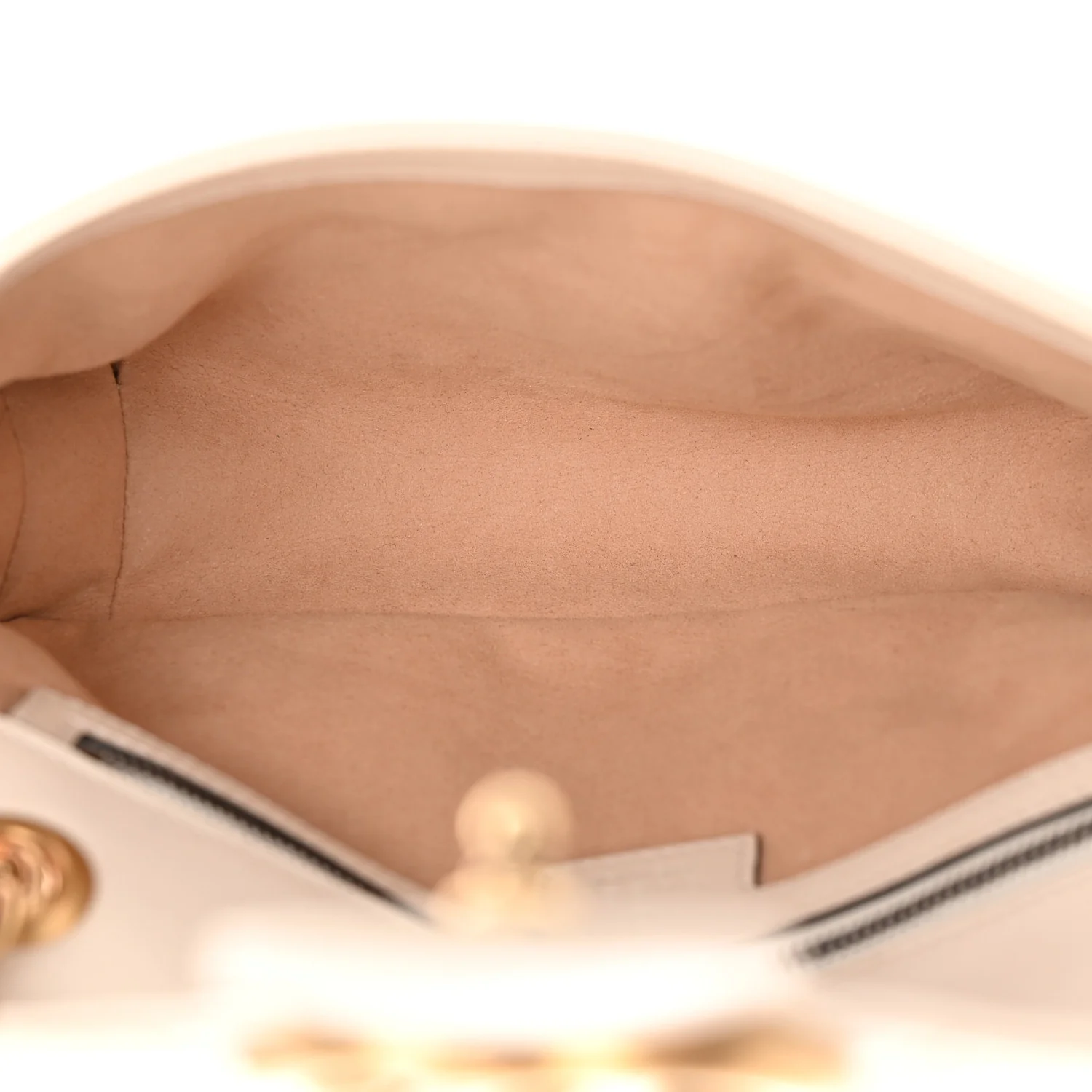 Calfskin Matelasse Small GG Marmont Shoulder Bag White - Top Club