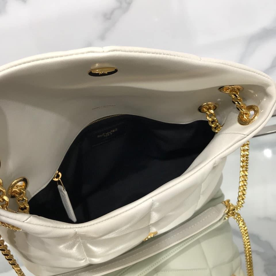 Y PUFFER MEDIUM BAG IN QUILTED LAMBSKIN - Top Club