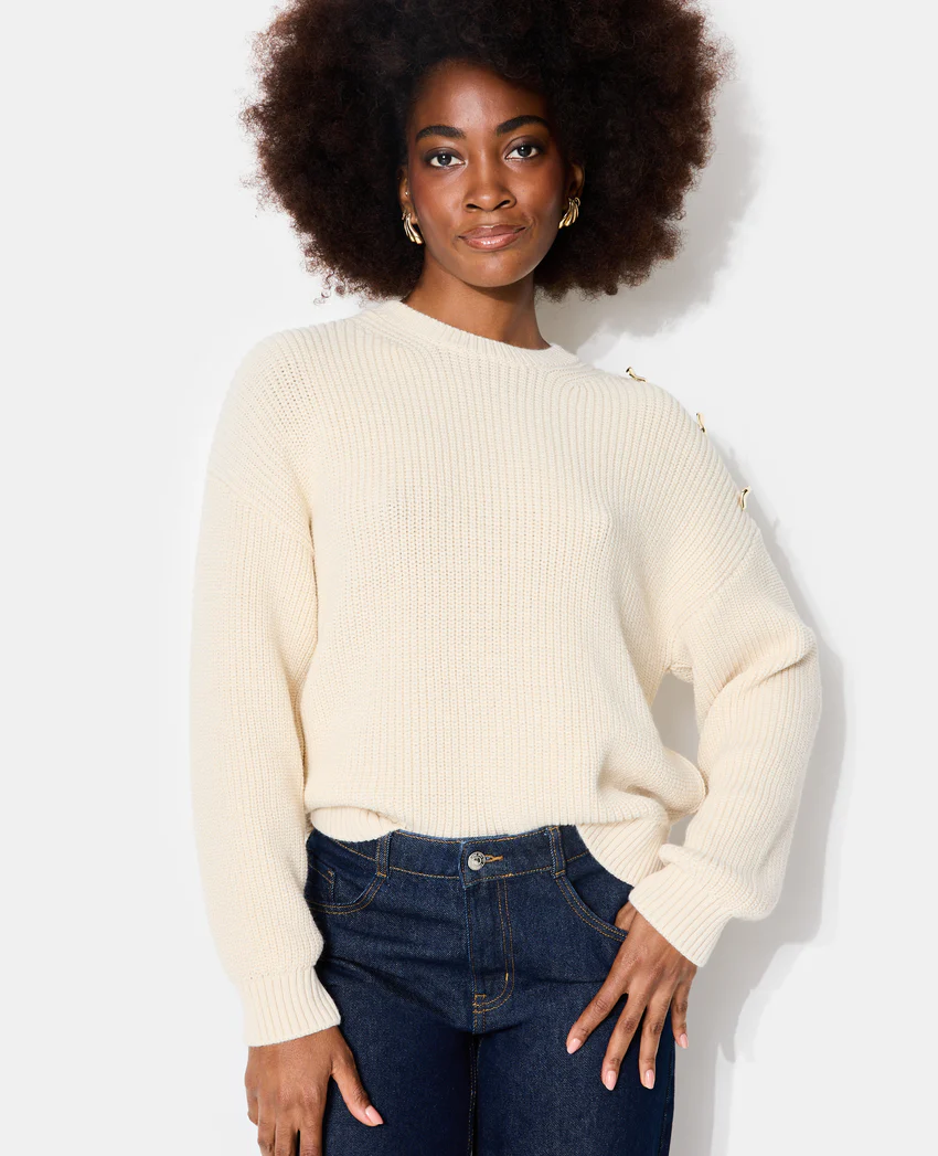 Pimkie Pull oversize avec écharpe amovible