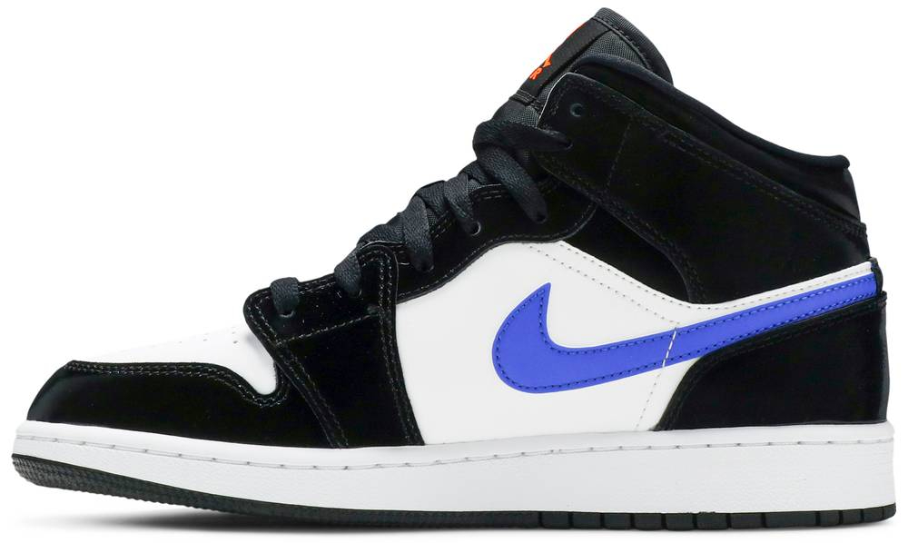 Air Jordan 1 Mid GS  Black Racer Blue  554725-084 - Sneaker Replica Workshop