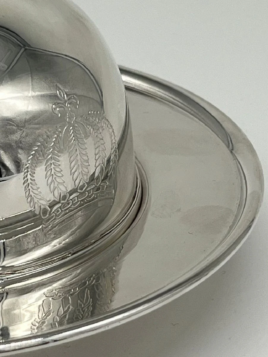 Pompöös by Luxury Baroque Caviar Bowl with Lid Silver - designed by Harald Glööckler