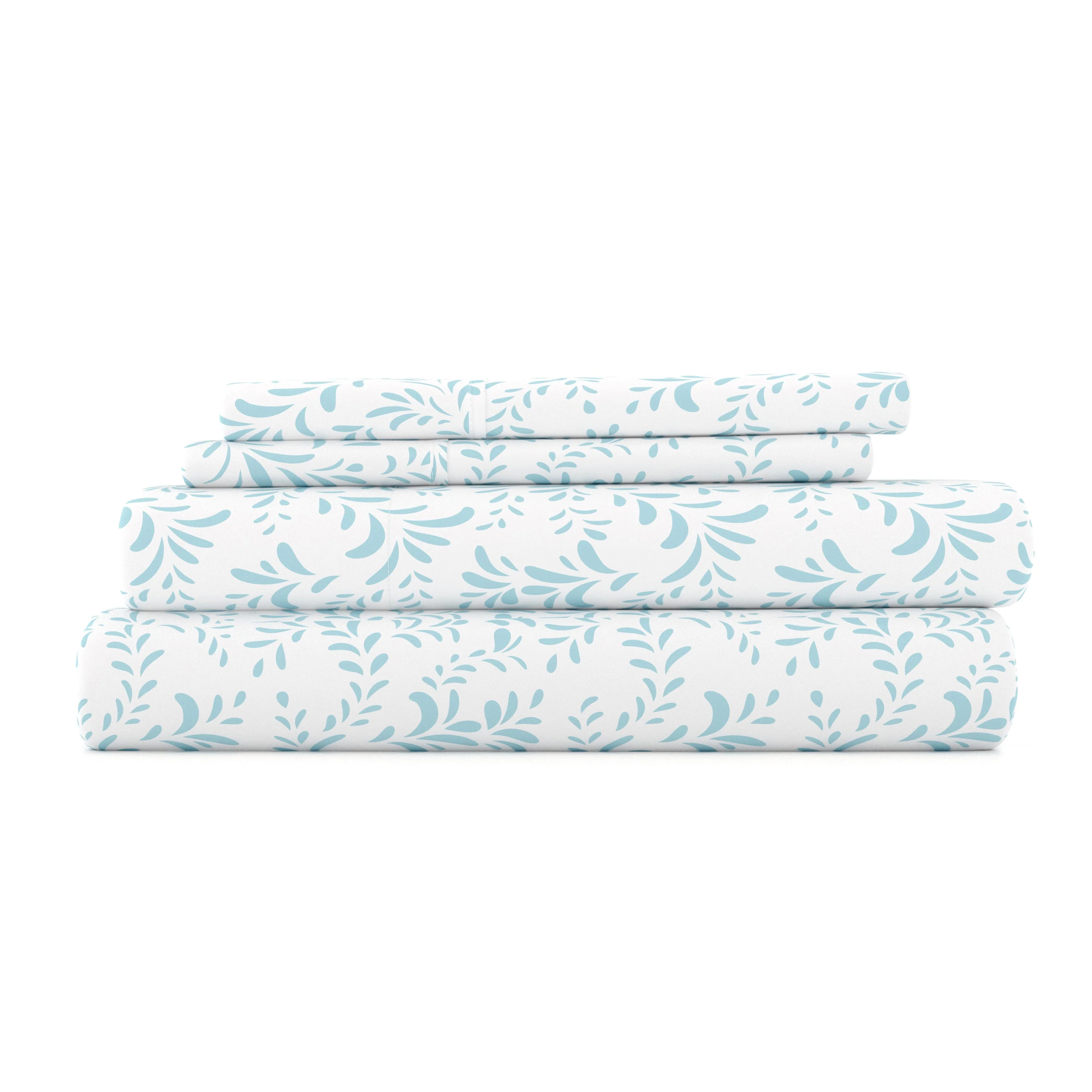 Burst of Vines Pattern 4-Piece Sheet Set (Sale)