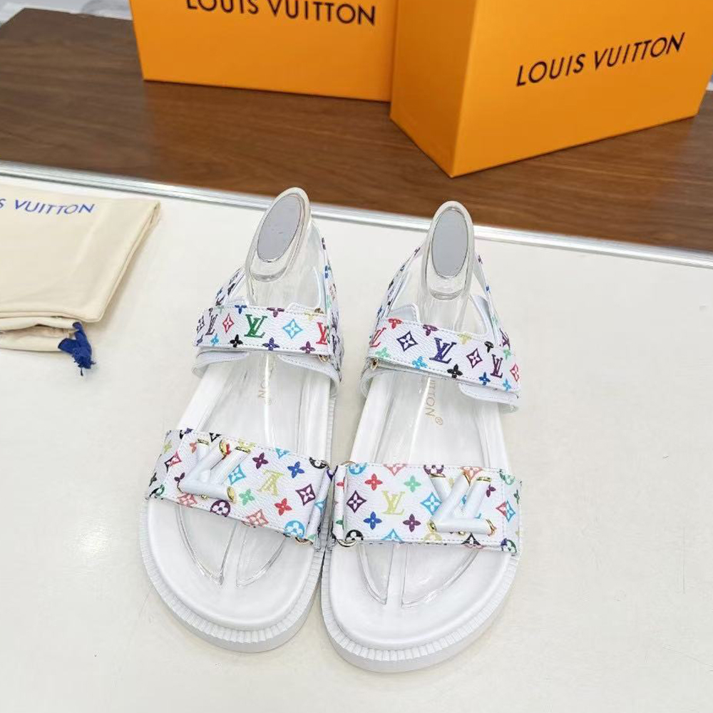 Louis Vuitton x Murakami  Sunset Flat Comfort Sandal (Replica) - Sneaker Replica Workshop