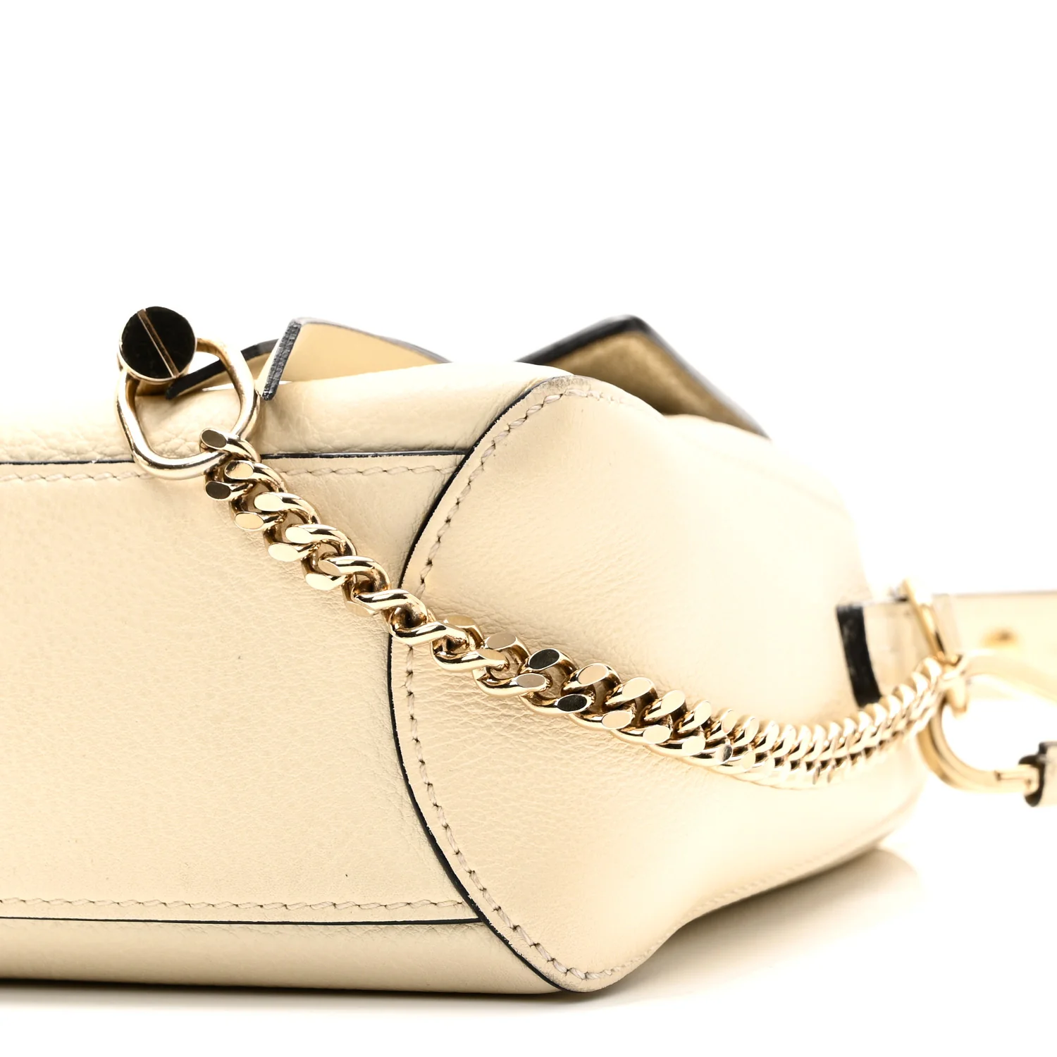 Calfskin Mini Faye Day Shoulder Bag Off White - Top Club