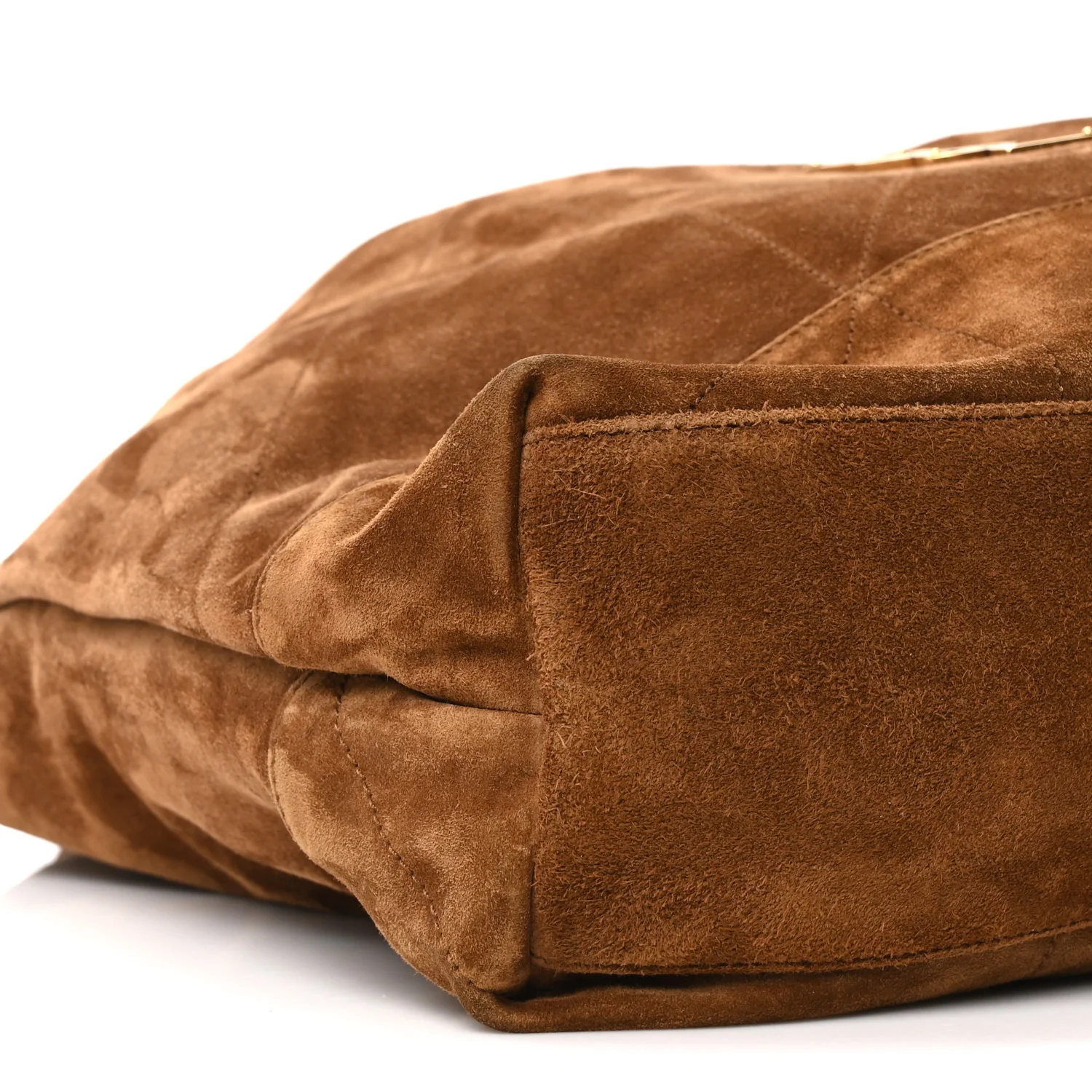 Suede Monogram Large Jamie Pochon Caramel Cognac - Top Club