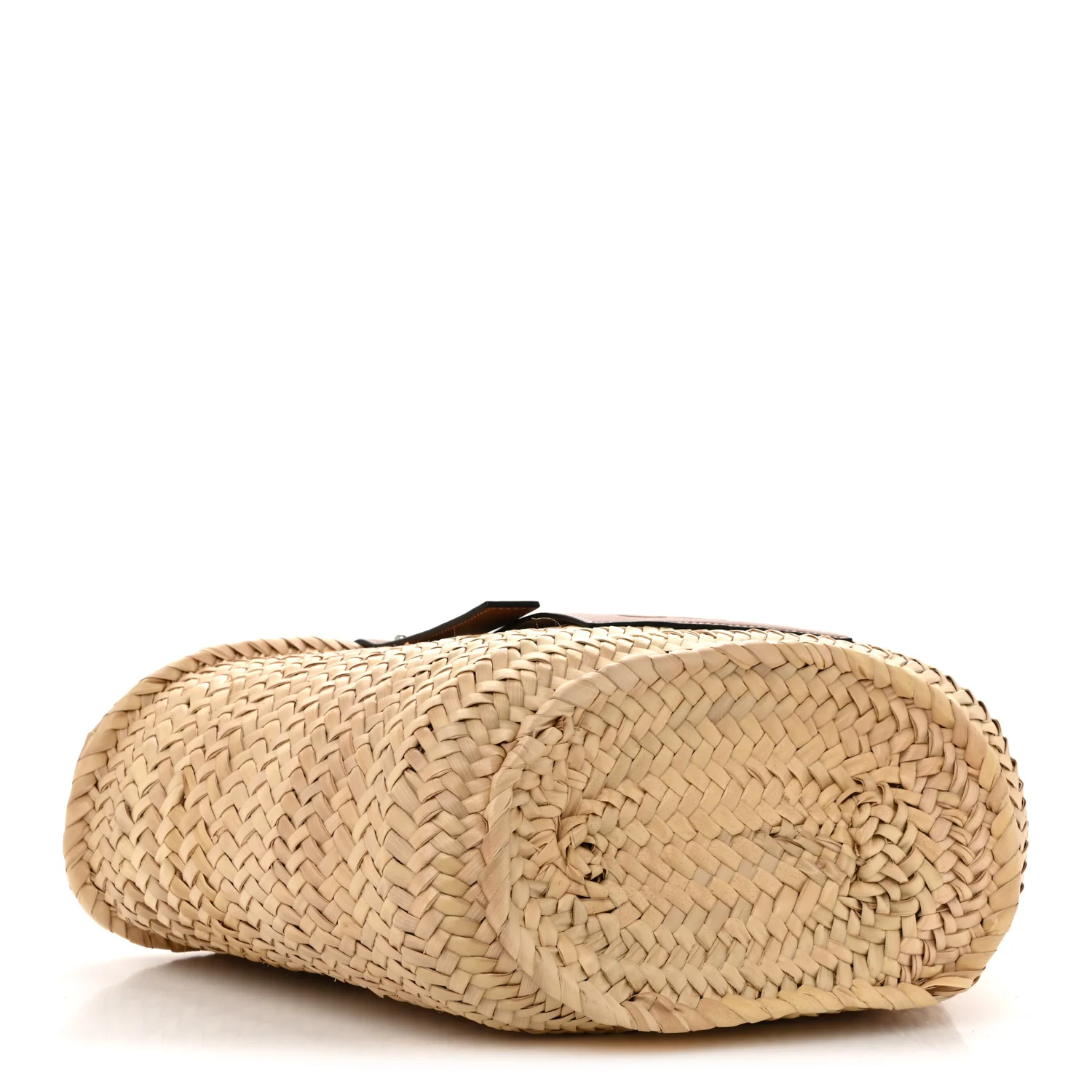 Raffia Basket Tote Bag Natural Tan - Top Club