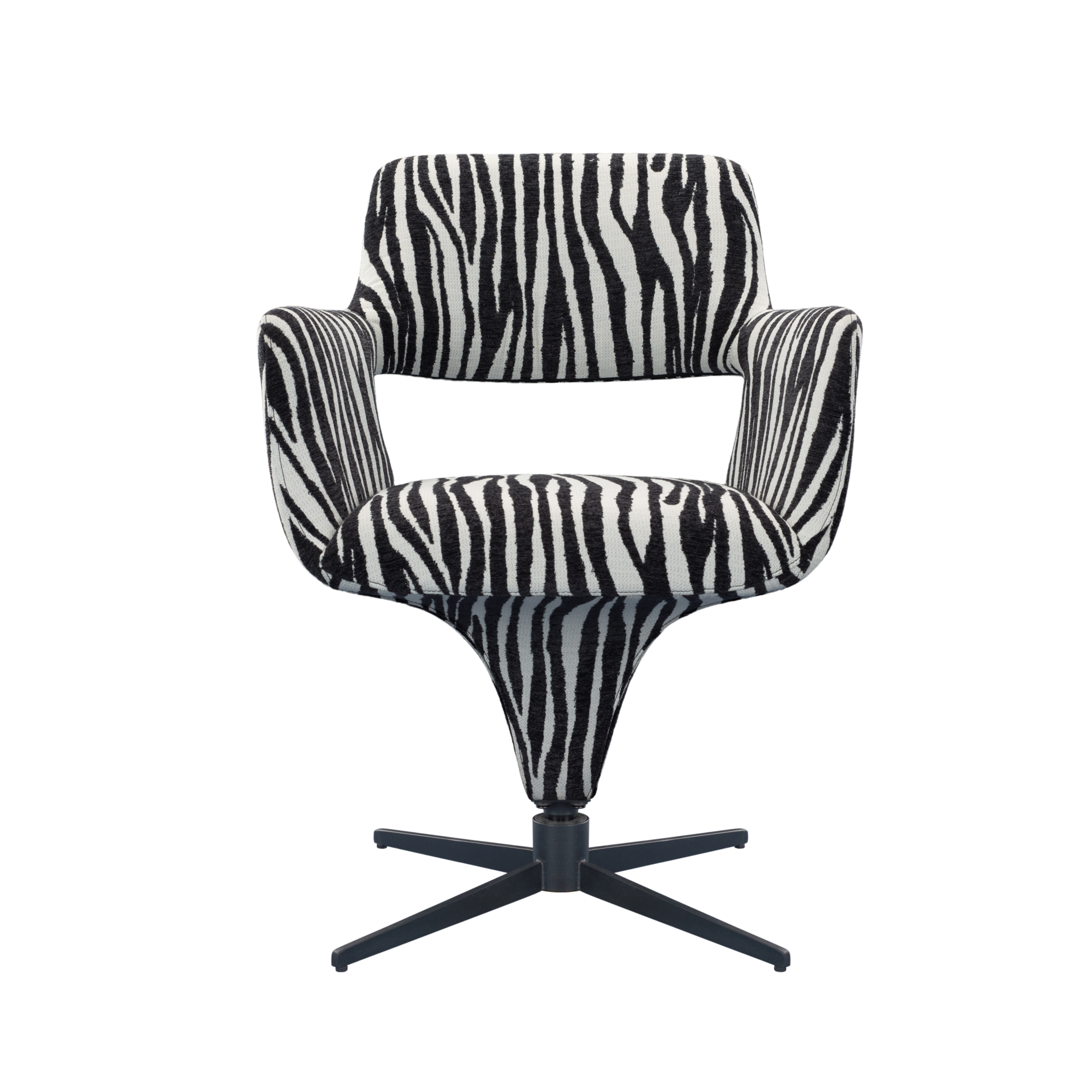 Eetkamerstoel Rex offwhite-zwart