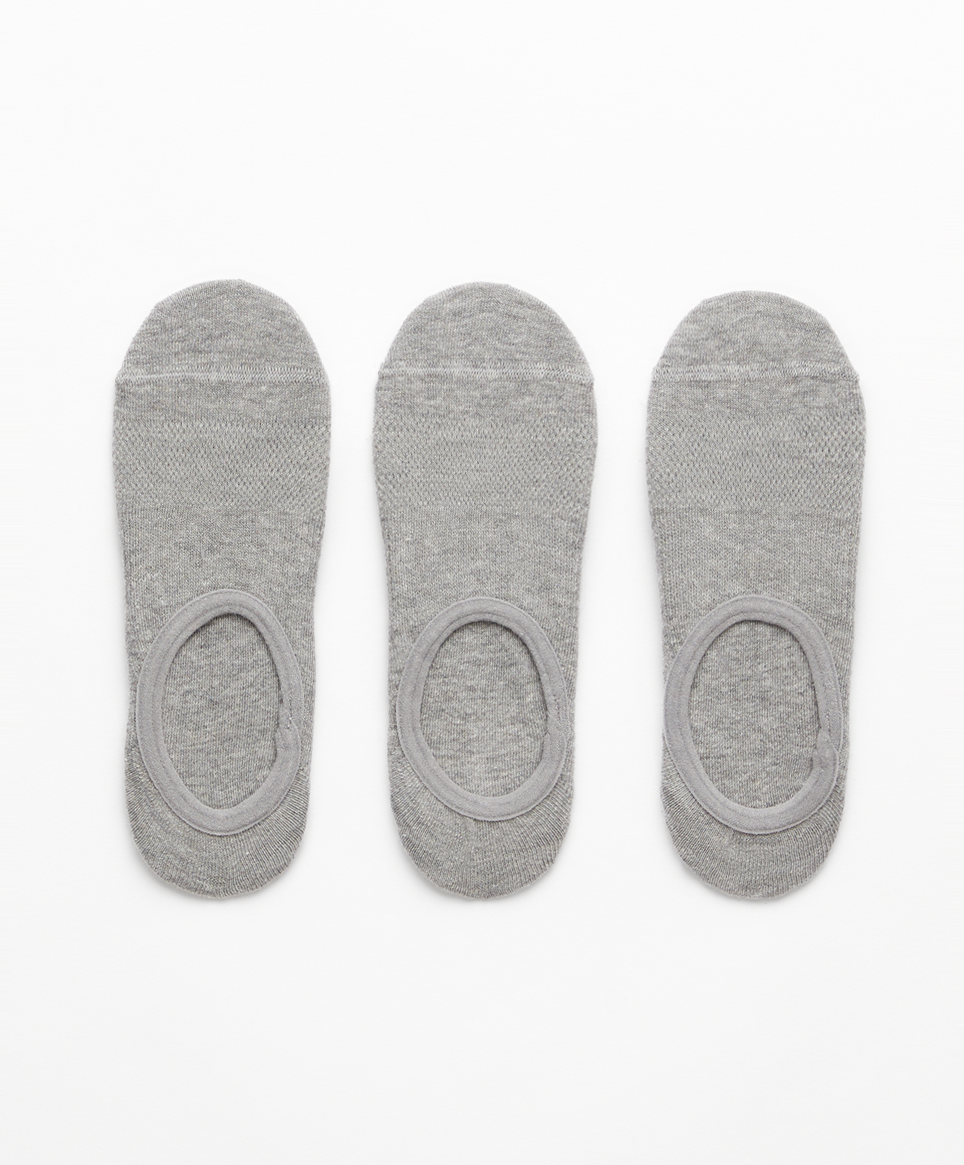 OYSHO 3 pairs of high-cut cotton blend invisible sports socks
