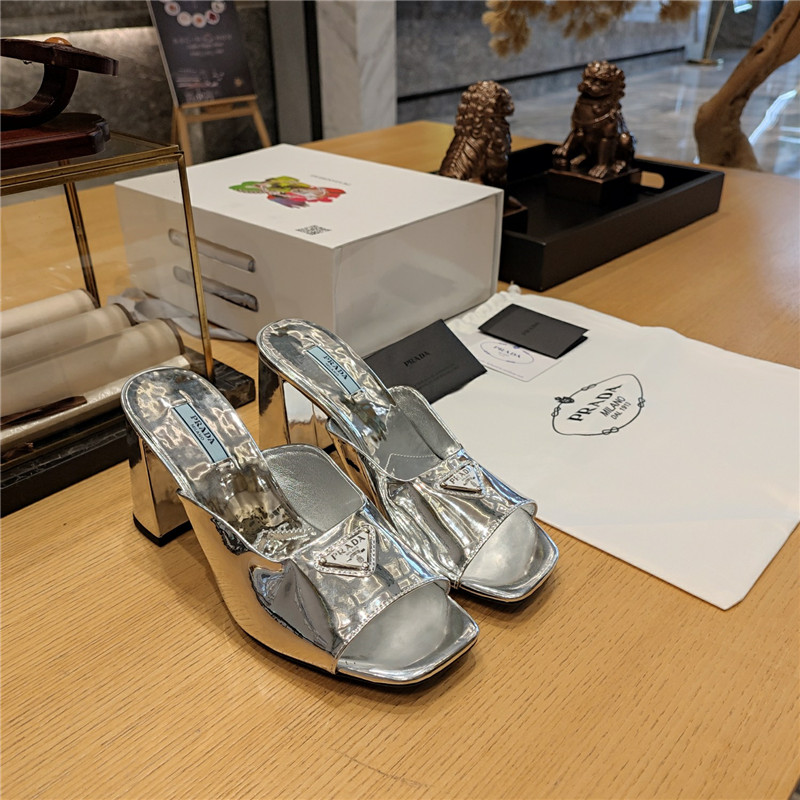 prada block heel square toe sandals - Sneaker Replica Workshop