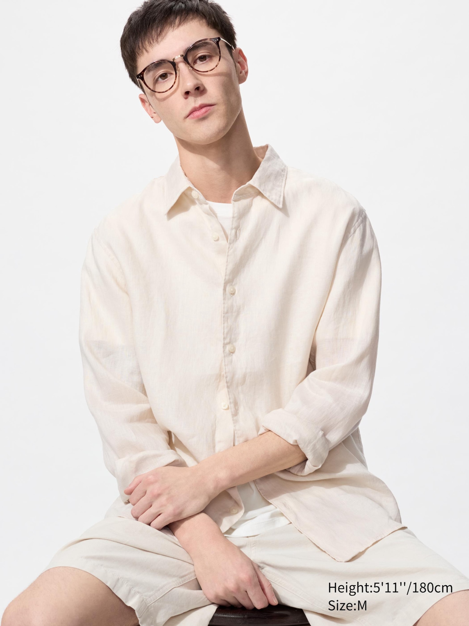 100% European Premium Linen Long Sleeve Shirt