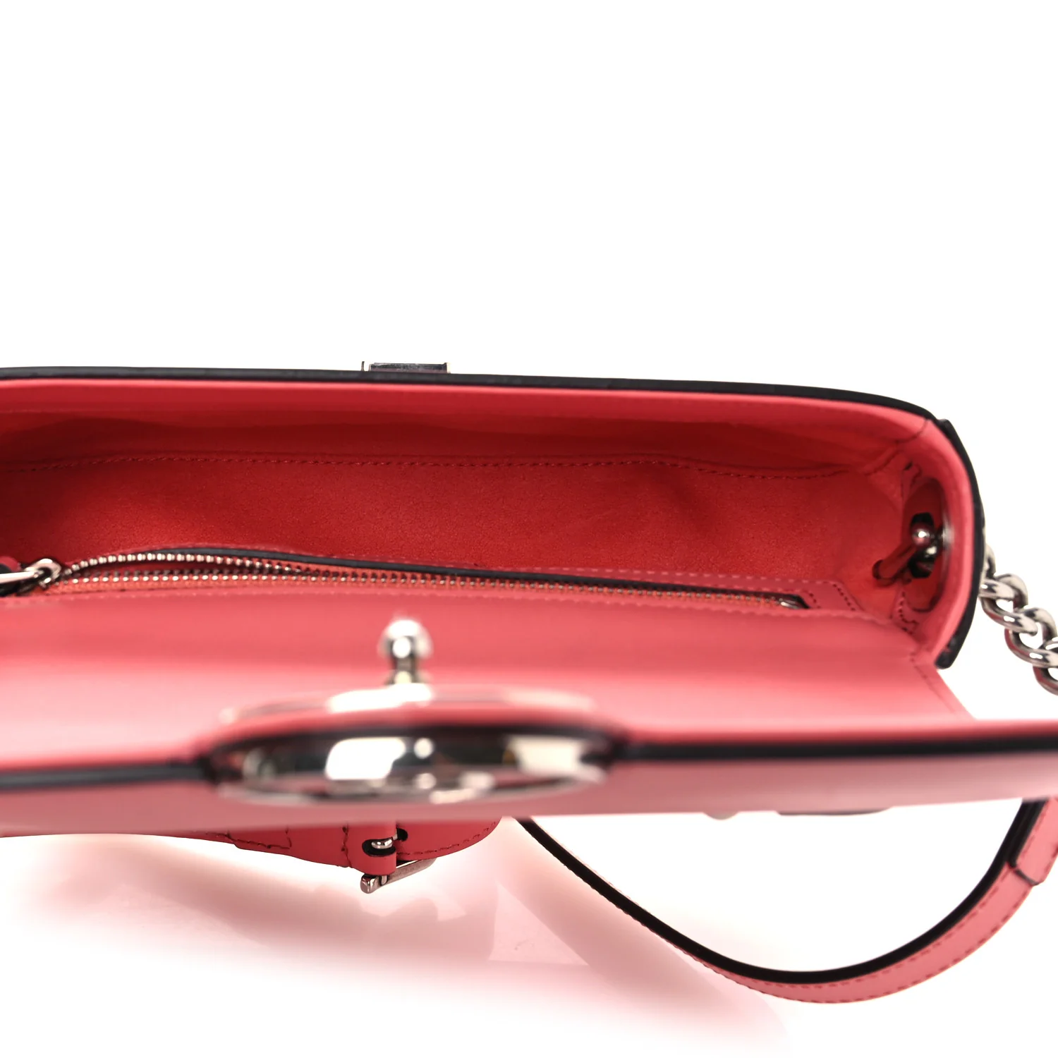 Senna Calfskin Petite GG Top Handle Shoulder Bag Pink - Top Club