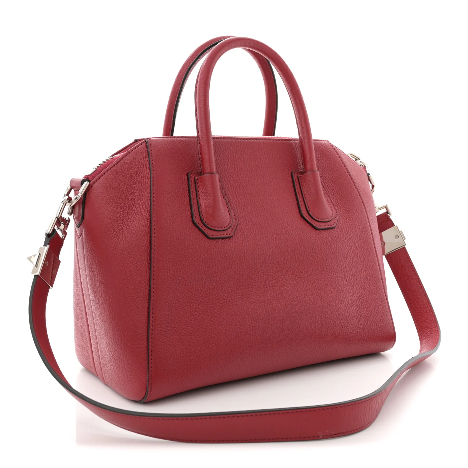 Sugar Goatskin Small Antigona Vermillon - Top Club