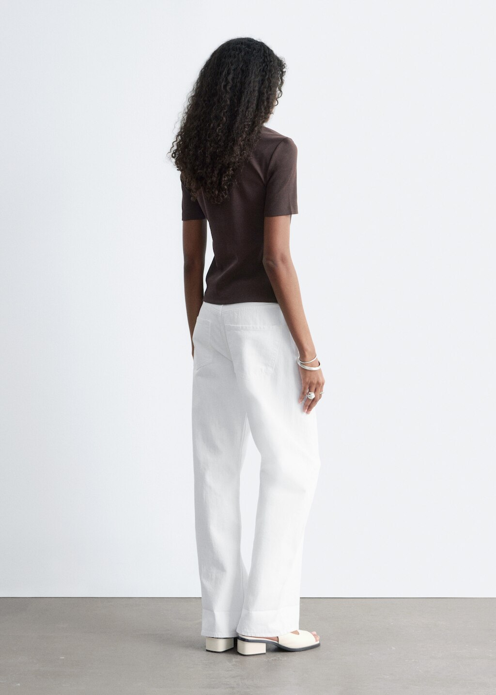 & Other Stories RIBBED T-SHIRT