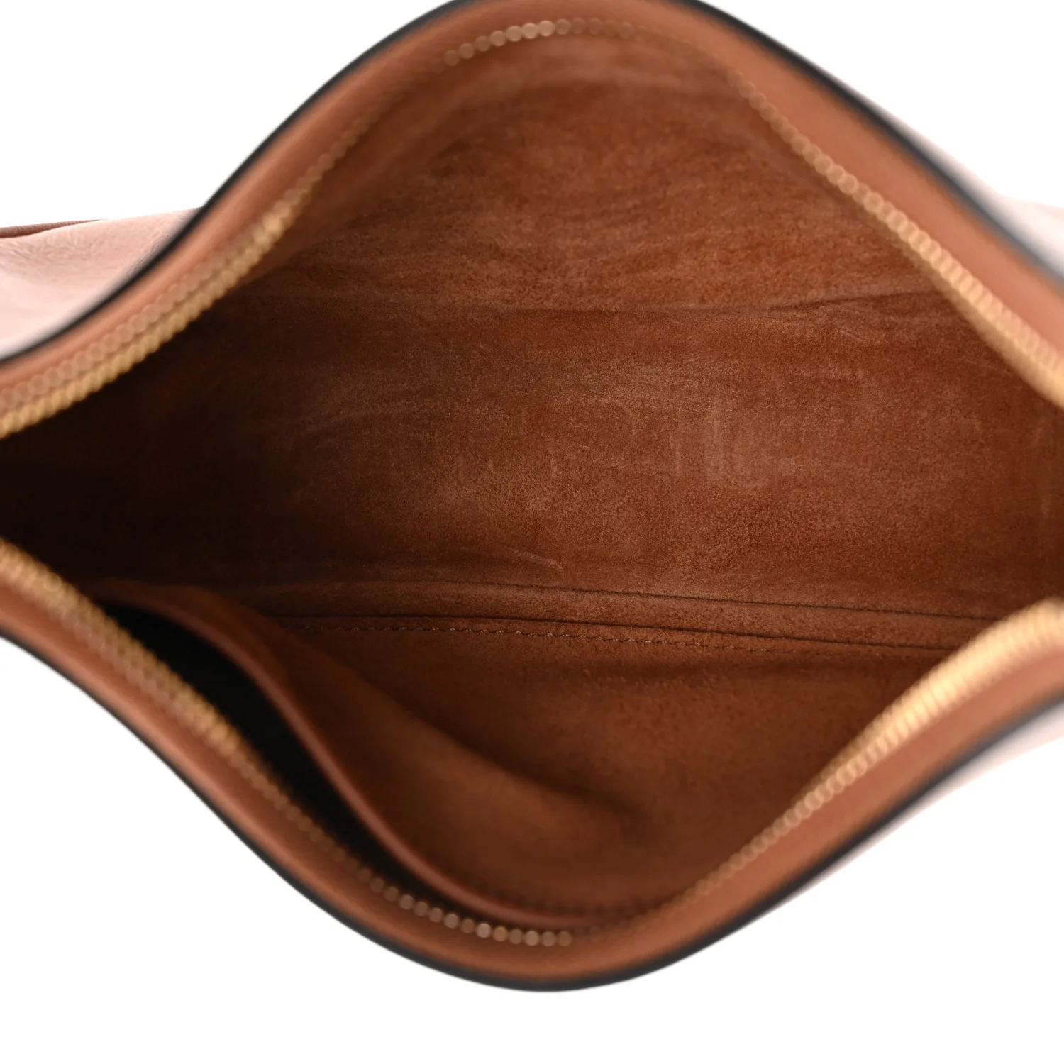 Smooth Calfskin Medium Strap Ava Shoulder Bag Tan - Top Club