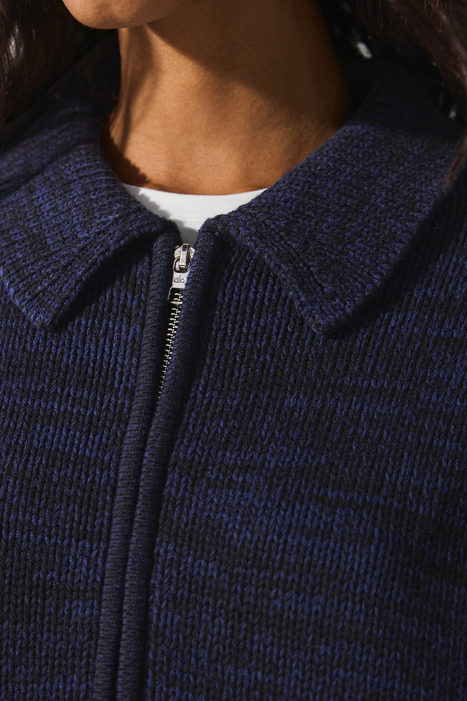 COACH Heritage Full Zip Sweater